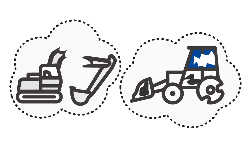 商品の破損イメージ
