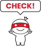 CHECK! モノタロウ侍のイラスト